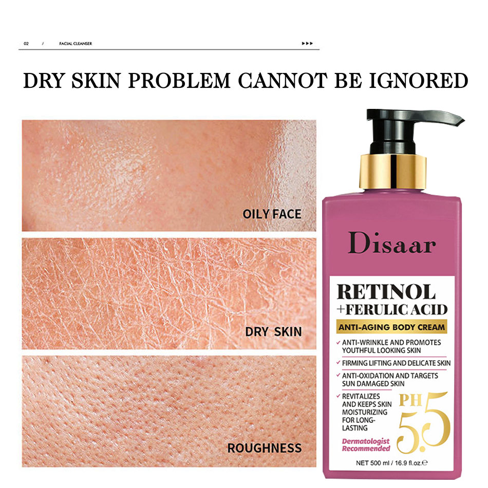 PH 5.5 Retinol Body Lotion Fir - Ferulic Acid Serum ulasan dan harga