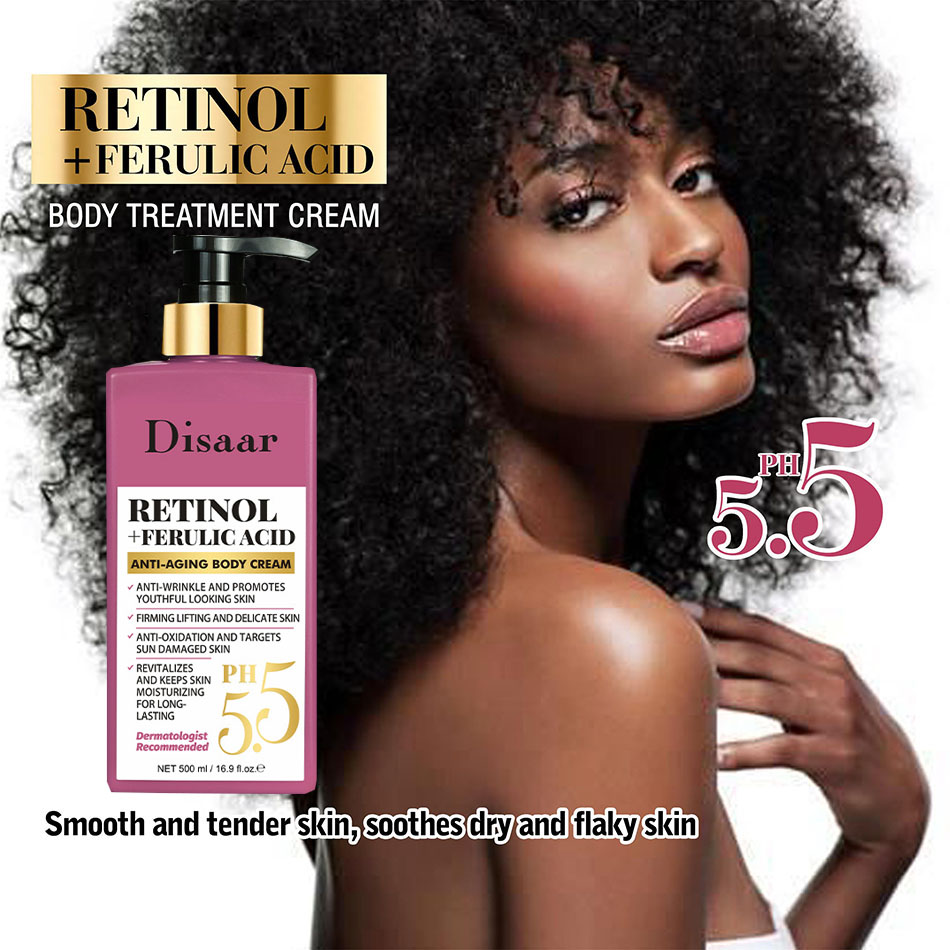 PH 5.5 Retinol Body Lotion Fir - Ferulic Acid Serum ulasan dan harga