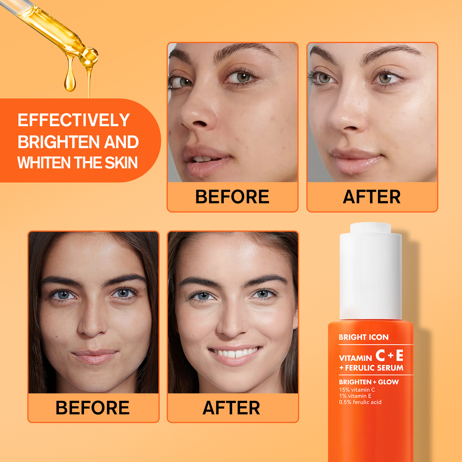 Vitamin C+E Serum for Eye Bag  - Ferulic Acid Serum ulasan dan harga