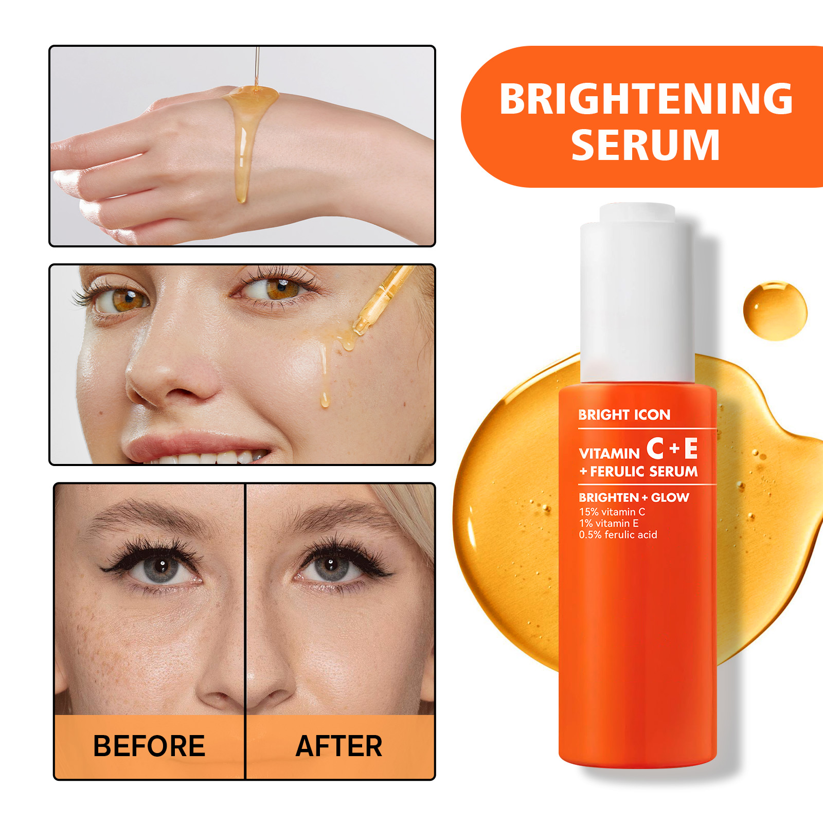 Vitamin C+E Serum for Eye Bag  - Ferulic Acid Serum ulasan dan harga